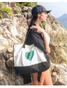 Canvas beach bag