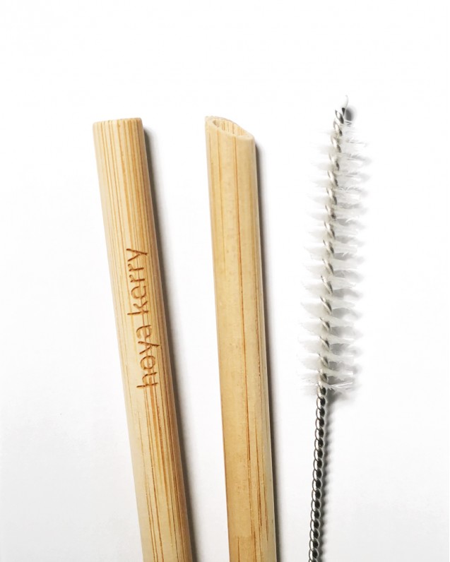 Bamboo straw set