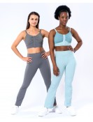 Debra top with zipper