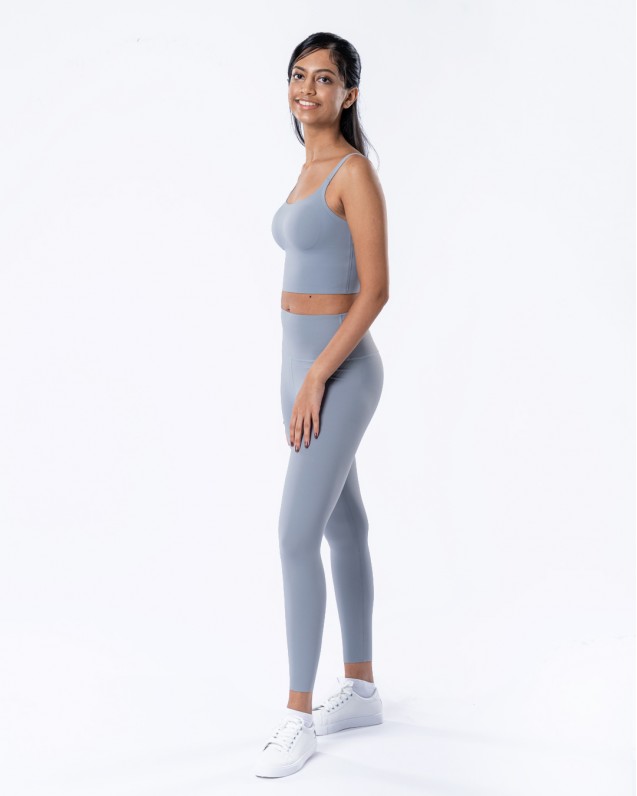 Lily lycra padded crop top