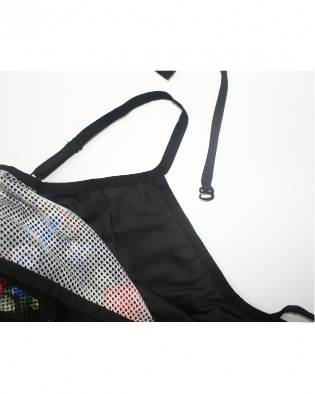 Saya medium-impact bra with cover-up