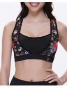 Saya medium-impact bra with cover-up