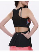 Saya medium-impact bra with cover-up