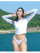 Reef romance rashguard with zipper