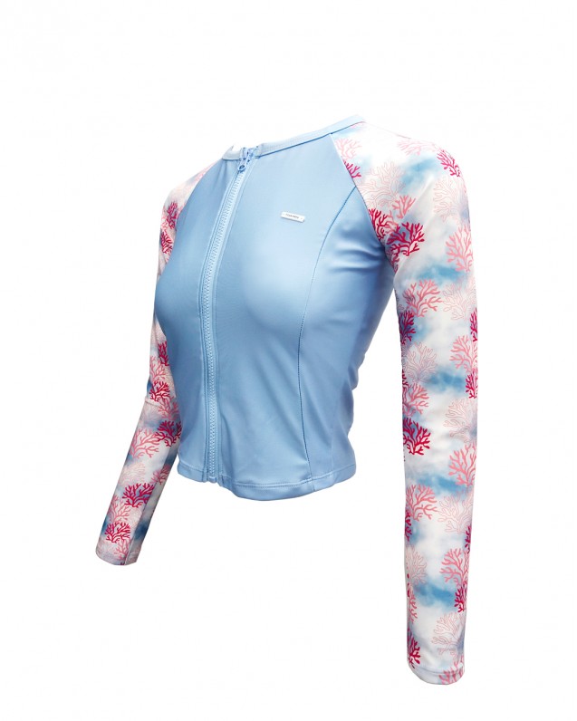 Reef romance rashguard with zipper