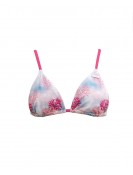 Coral love bikini top