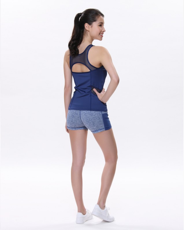 Tutu tank top with built-in bra